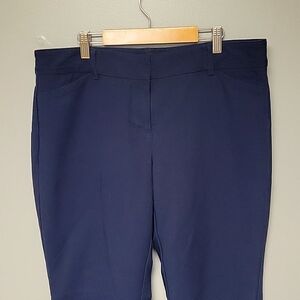 NY Co. Navy Blue Boot Cut Slacks Size 12 Suit Separates